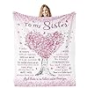 Sister gifts big sister gift happy birthday gifts for sister from sister brother sister blanket 60x 50 sisters birthday graduation gifts ideas for women best sister ever gifts  urban country home decor