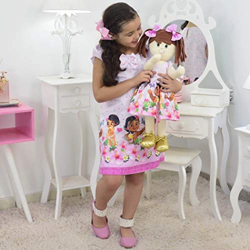 Tal Menina Tal Boneca Mari - Vestido Moana Bebê Trapézio