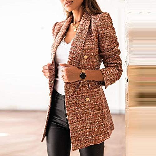 Sweater Blazer Blazer Long Sleeved Casual Collar Printed Pocket Oversized Blazers for Women,Chaquetas De Mujer Elegantes 4 Sweater Blazer Blazer Long Sleeved Casual Collar Printed Pocket Oversized Blazers for Women,Chaquetas De Mujer Elegantes
