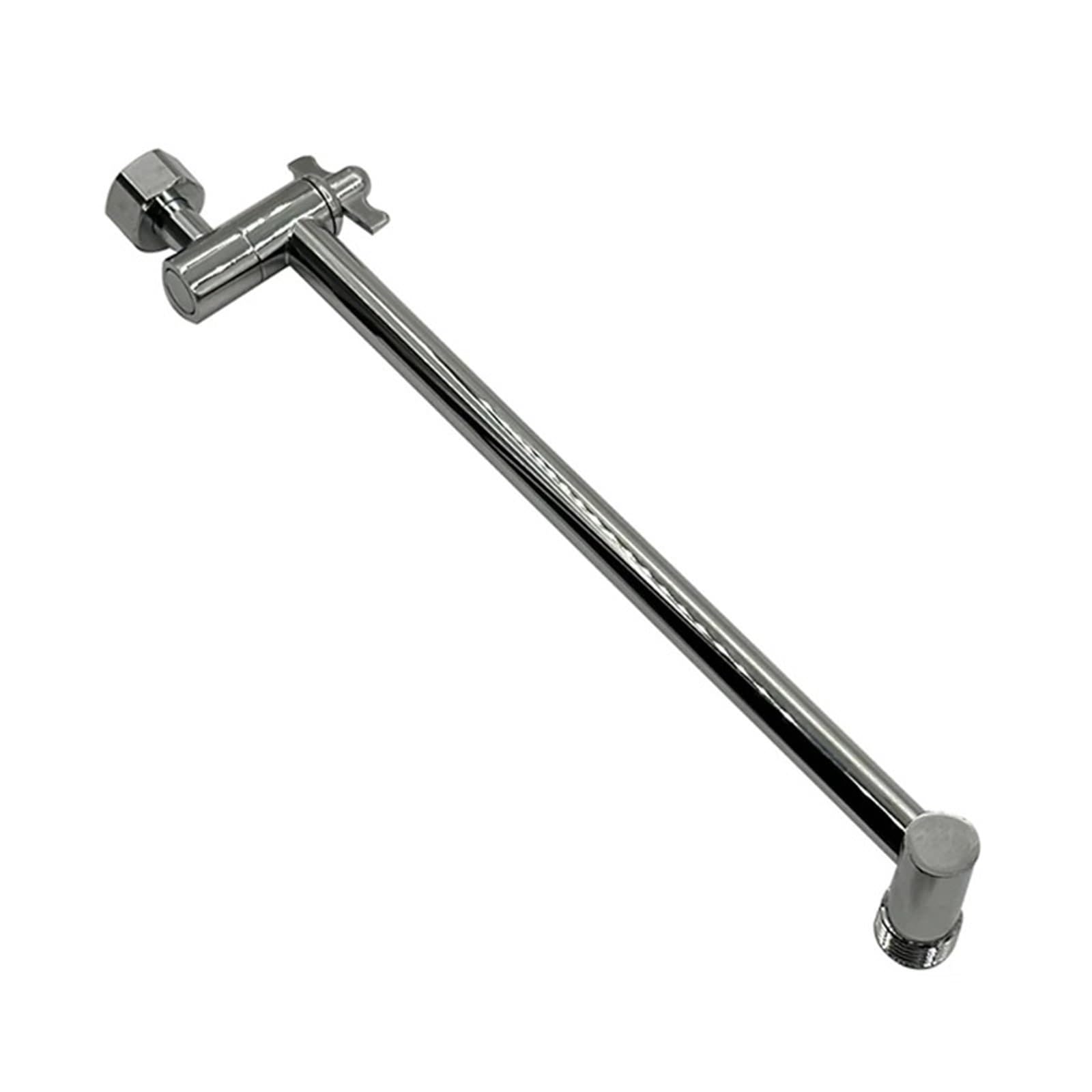 Adjustable Shower Arm Universal 11Inch Anti-Leak Extension for Use in Bathroom(Chrome)