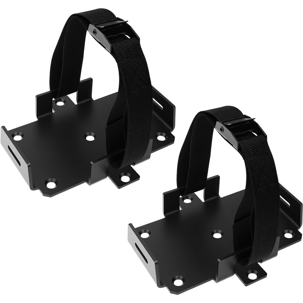 Xnuiasqe Small Battery Tray With Adjustable Strap Fits 12V-6V / 6Ah 7Ah 8Ah 9Ah 12Ah 15Ah Batteries & More Battery Mount For Boat, Kayak, Motorcycle, Atv, Generator, Jetski