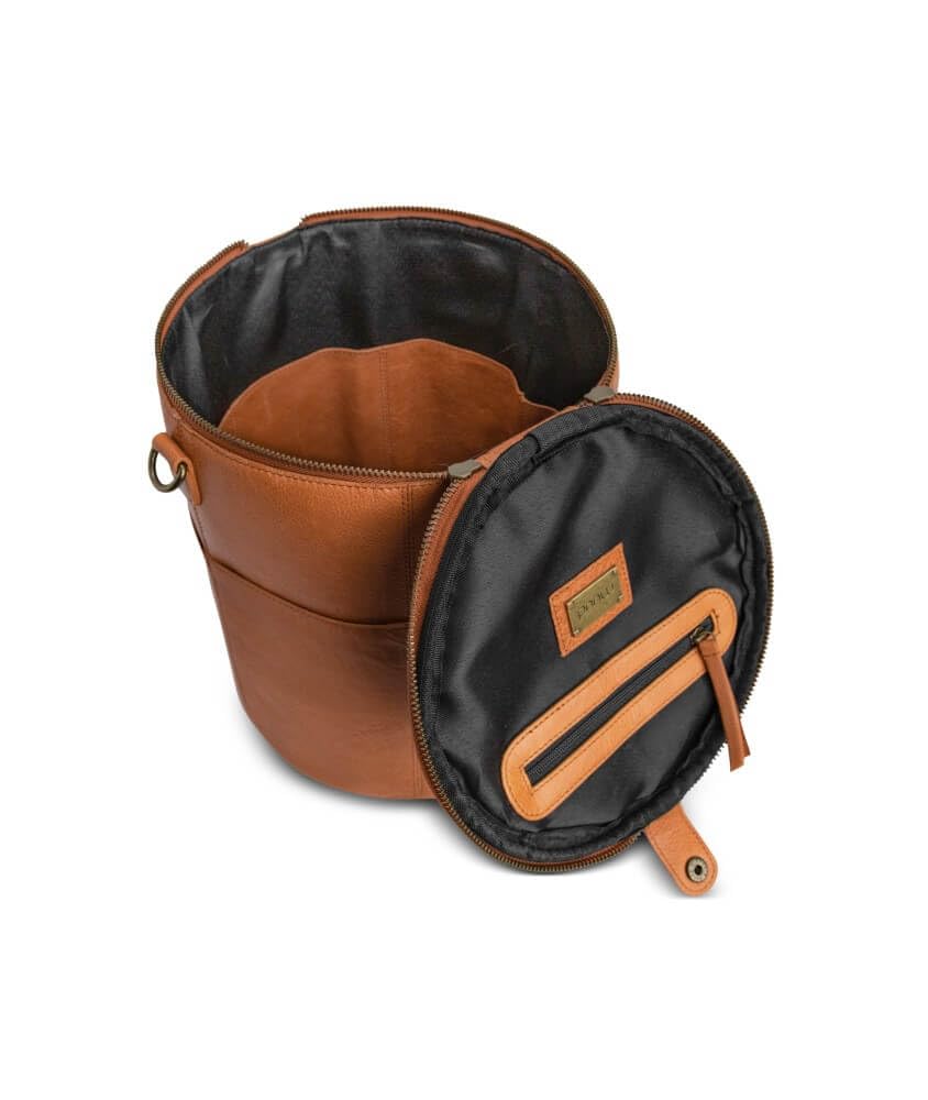 muud Saturn XL - Bolsa de piel hecha a mano para whisky