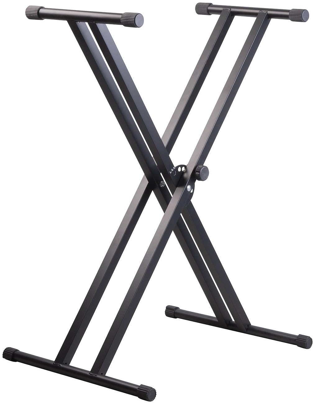 auvisio Zubehör zu Piano Keyboard: E-Piano-Ständer, höhenverstellbar von 30-95 cm, Auflage-Tiefe 30 cm (Keyboard mit Pianomechanik, 88 Tasten, Hammer)