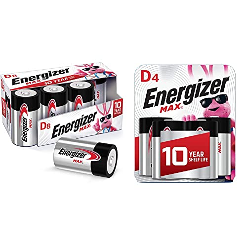 Energizer Max D Batteries, Premium Alkaline D Cell Batteries Bundle, 12 D Batteries - image 1