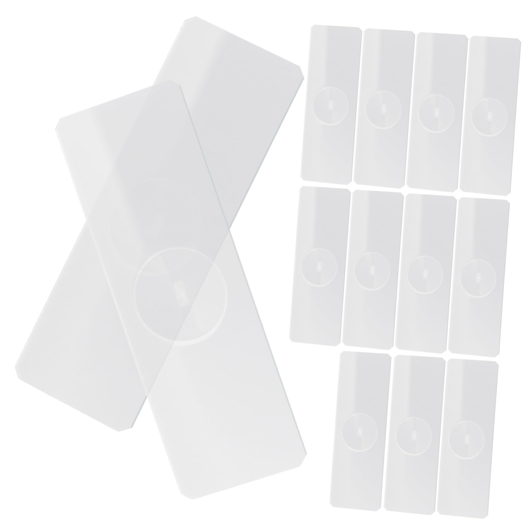 PartyKindom 50 Uds Portaobjetos Cóncavos Portaobjetos De Microscopio De Laboratorio Portaobjetos De Vidrio Para Microscopio Portaobjetos De Vidrio Para Muestras Acuáticas Portaobjetos