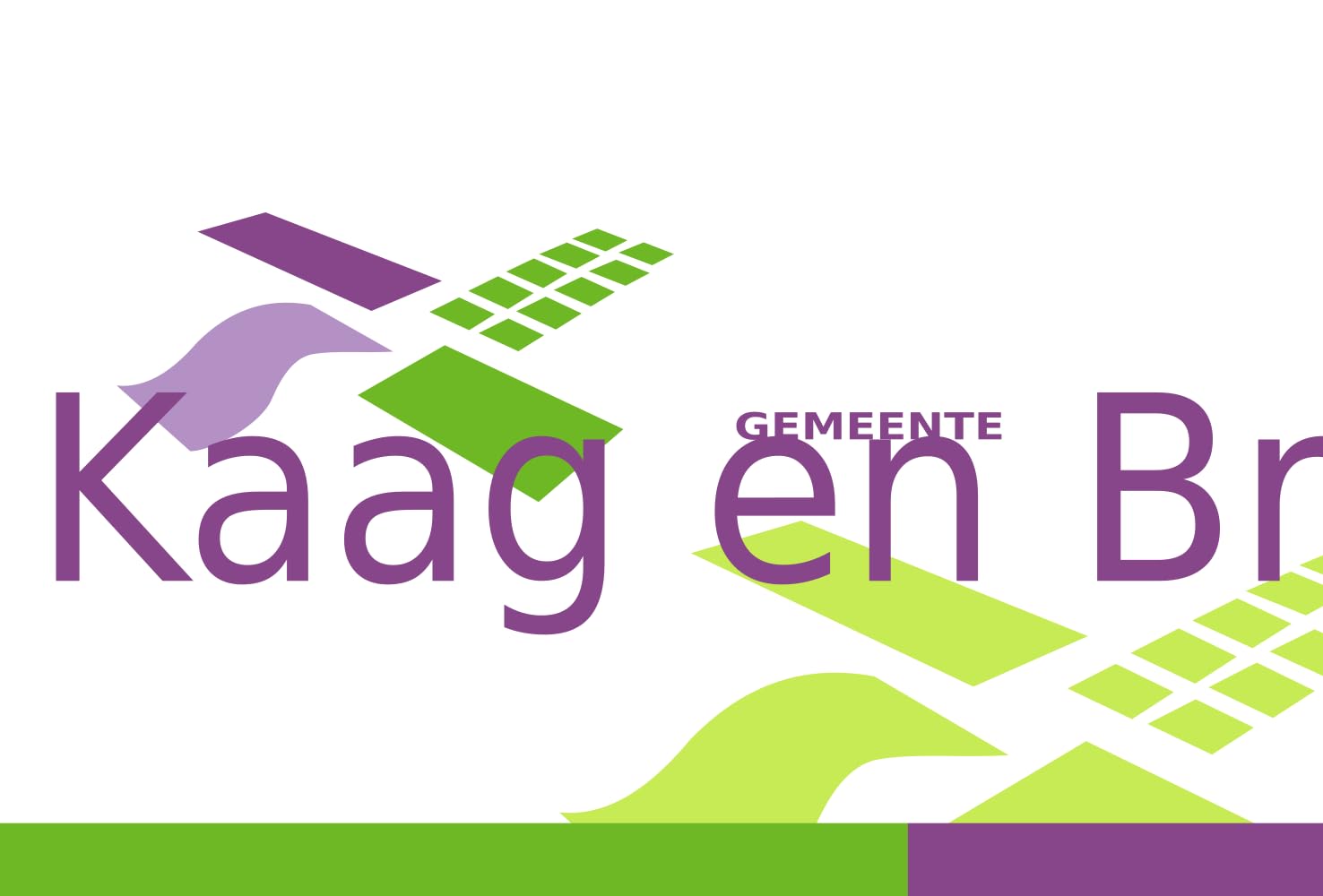 Drapeau Kaag en Braassem grand format aux finitions de haute qualité textile