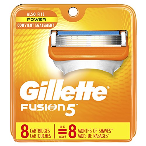 Gillette Fusion5 Men's Razor Blades Cartridge Refills, 8 Count