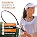 Tennis Score Keeper for Racket and Paddle, Tennis Score Counter, Small, Easy-to-Mount Point Tracker for Recording Points, Games, and Sets, Featherweight Score Keeping Device, 2g (Black)