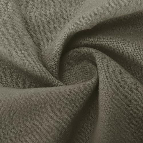 Linen Pants for Women Lightweight High Waist Drawstring Wide Leg Pants Casual Summer Vacation Trousers with Pockets4