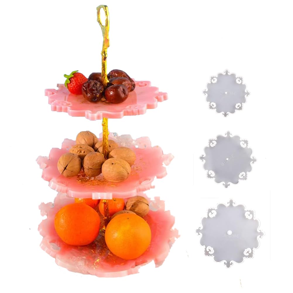 Molde De Silicona Redondo Para Resina Epoxi, Diámetro 30 Cm, Reutilizable, Para Hacer Posavasos, Bandejas Y Manualidades