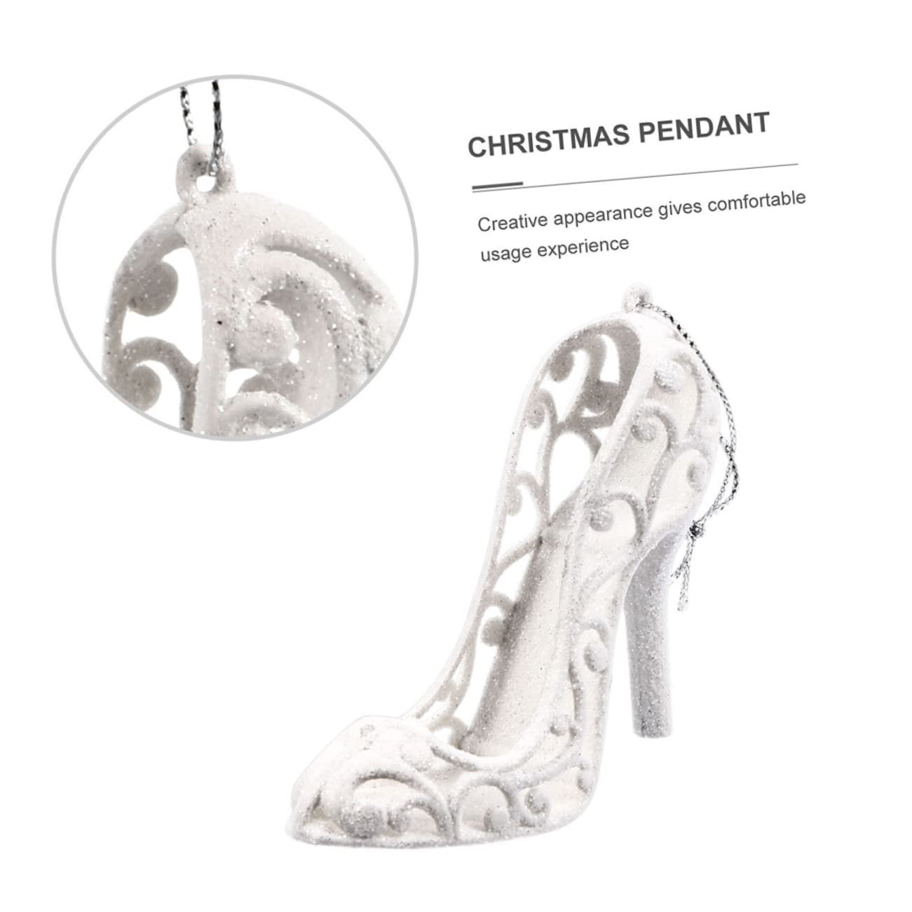 ABOOFAN 2 Juegos De Delicados Colgantes Navideños De Tacones Altos Pequeños para Decoración del Árbol De Navidad 15 Unidades X 2