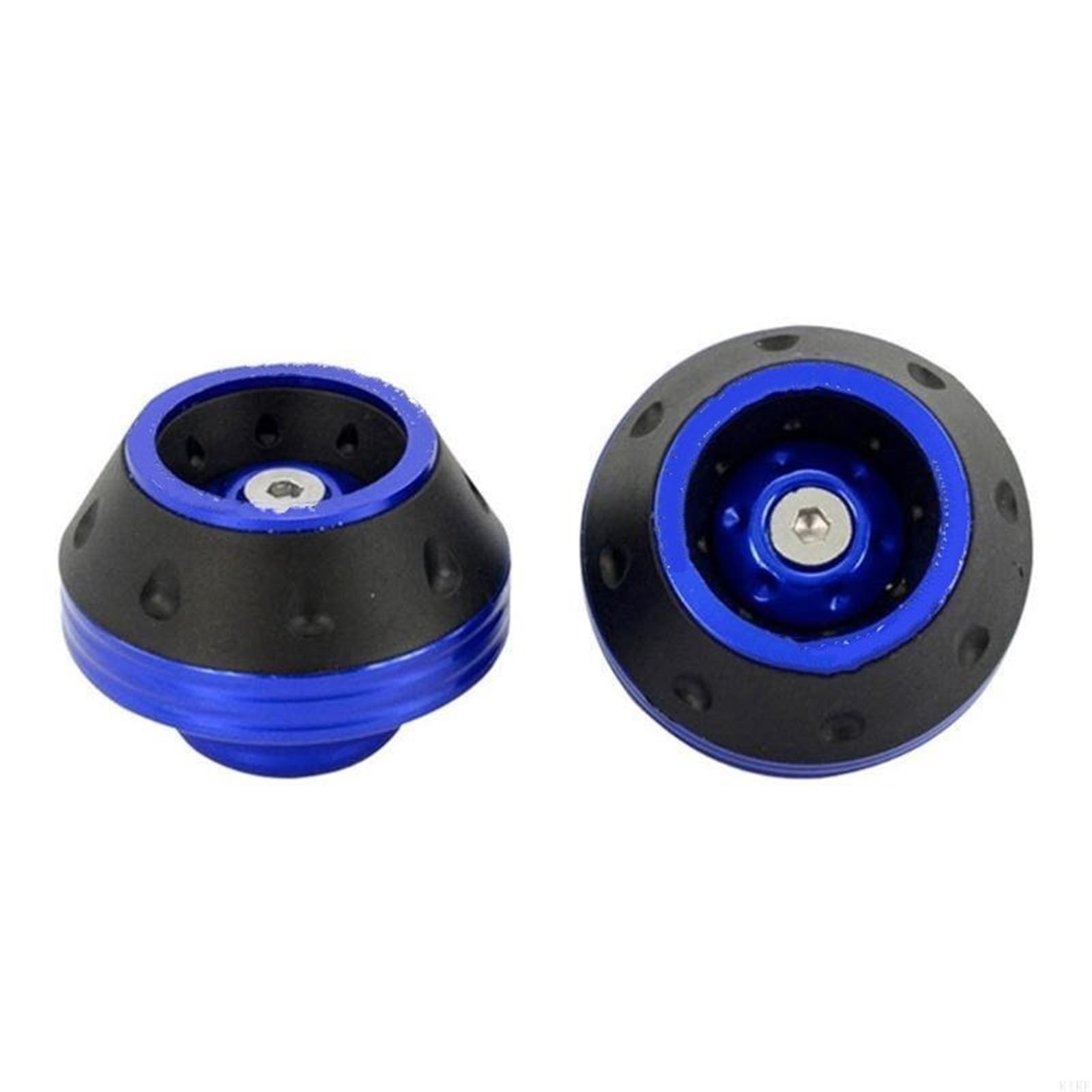 ZHAUPMCB Frame Sliders Motorcycle Aluminum Wheel Crash Protector Front Fork Frame Sliders Falling Crash Pad Crash Pads(Blue)