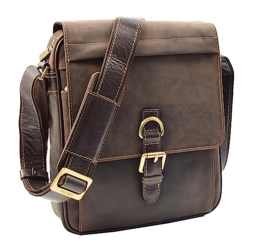 Sac à bandoulière en cuir Zion pour iPad pour rester élégant en ville et au bureau