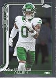 2025 TOPPS CHROME #240 BRAELON ALLEN NEW YORK JETS FOOTBALL OFFICIAL TRADING CARD OF NFL