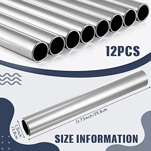 image for Hanaive 12 Pieces Relay Baton Sports Aluminum Track Baton Field Race E