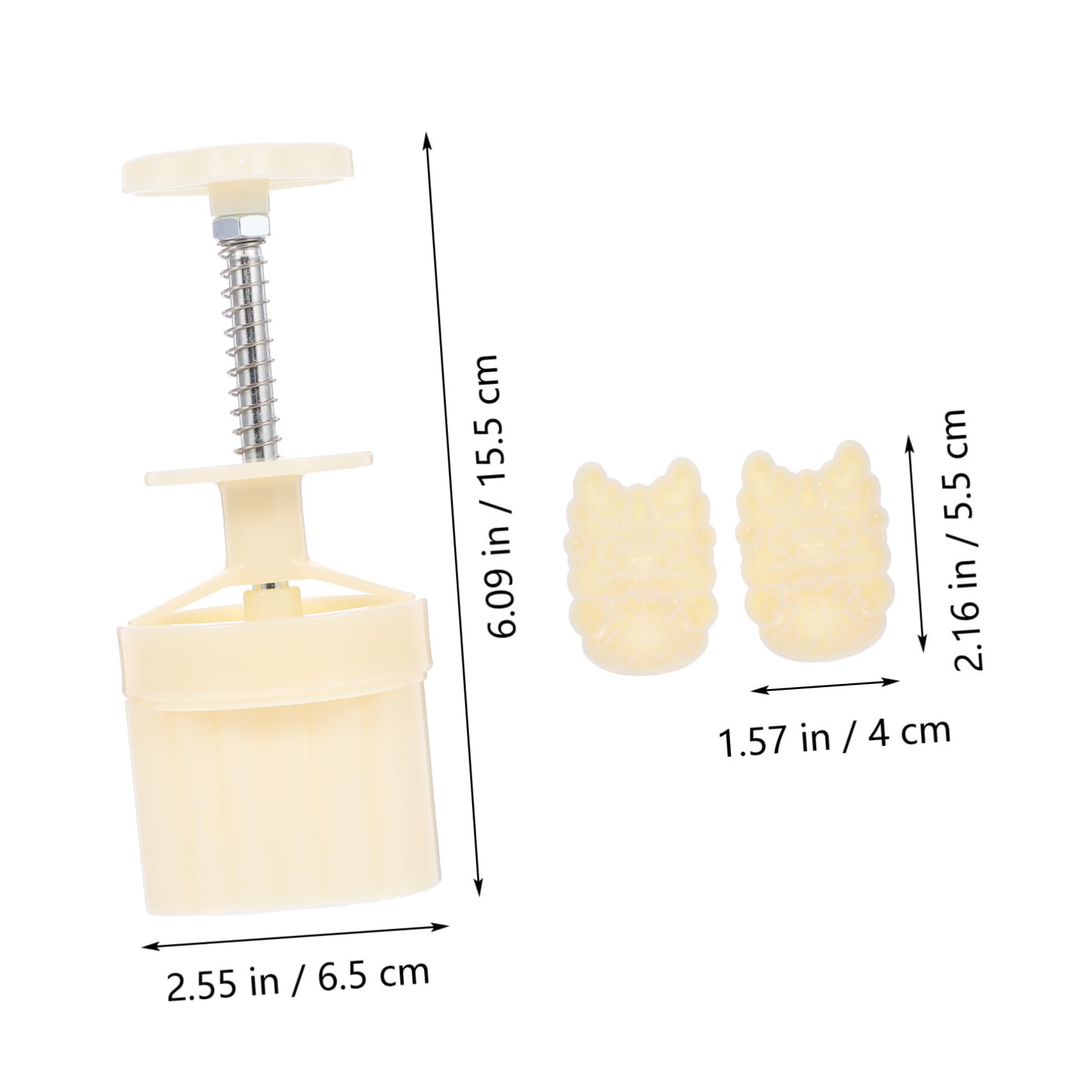 OFFSCH 1Set Mid Autumn Dragon Cake Press Mold of Creative Moon Cake Molds for Baking Lightweight Design for Desserts and Convenient Moon Cake Making