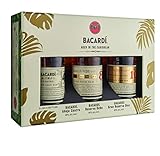 bacardi cola BACARDI cuatro, OCHO und diez Miniaturen 10cl ideal als Geschenk-Set oder zum Probieren!