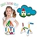 Discovery Kids 51-Piece Magnetic Building Block Set with Storage Bag