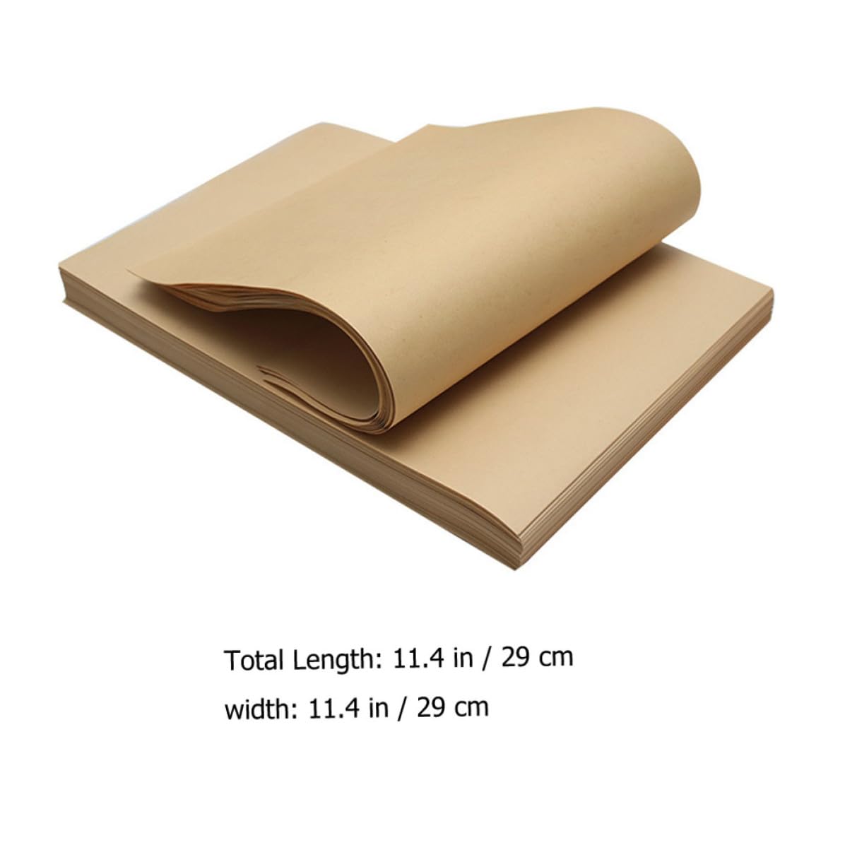POPETPOP Papel para Envolver Alimentos Resistente Grasa, 300 Hojas de Papel Kraft de Pulpa de Madera, Contacto Directo Alimentos y Fácil de Usar para Sándwiches y Hamburguesas