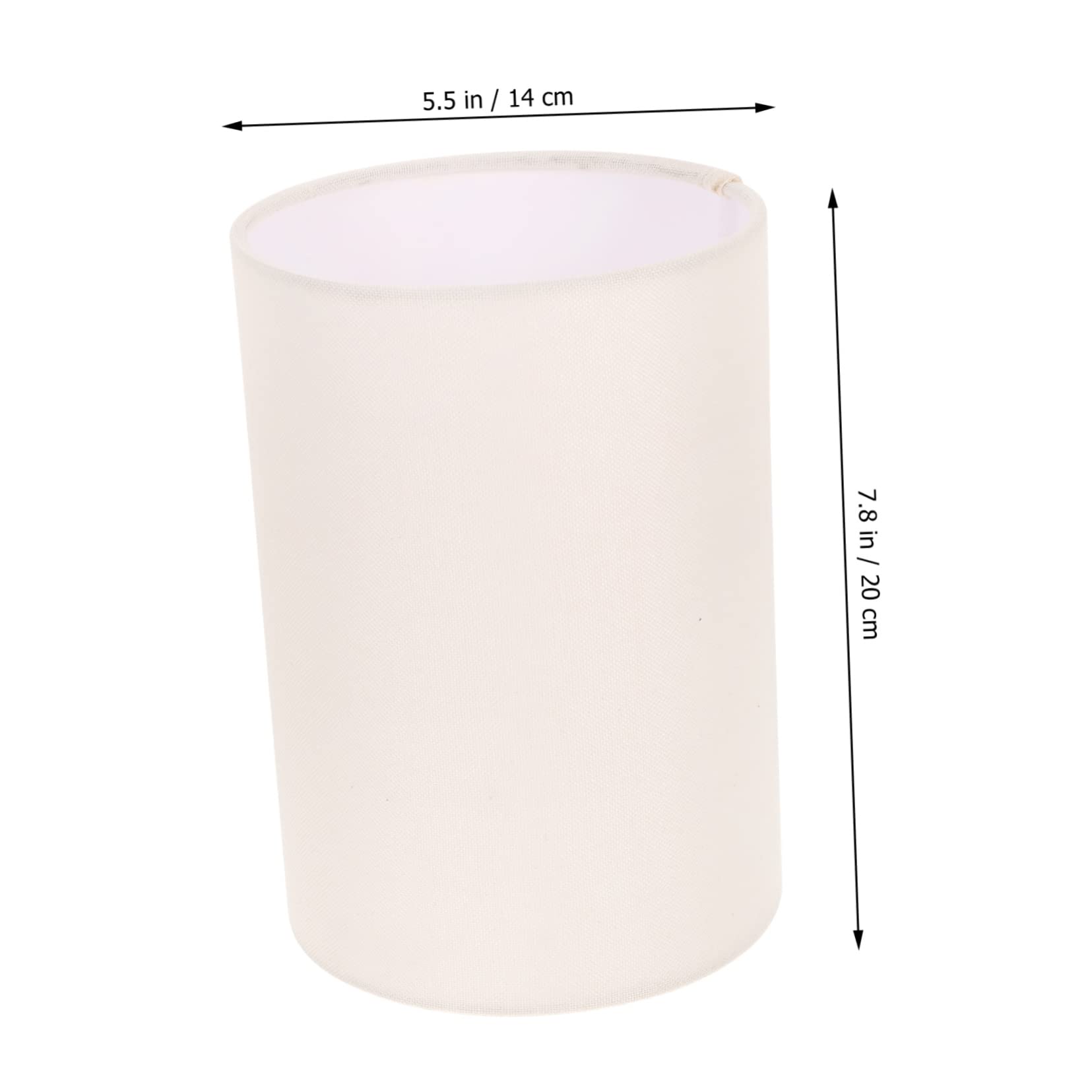 2pezzi Lampshade Rotondo Tessuto Di Lino Per Lampade Da Tavolo e Sospensione Design Moderno e Chic Per Illuminazione Interna e Salotto