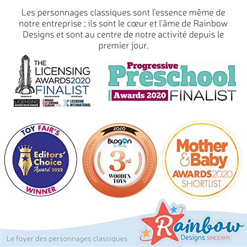 Rainbow Designs Peter Rabbit („Peter Hase“) Jack In The Box - Traditionelles Spielzeug für Babys und Kleinkinder, dekorativer Jack In The Box für das Kinderzimmer des Babys