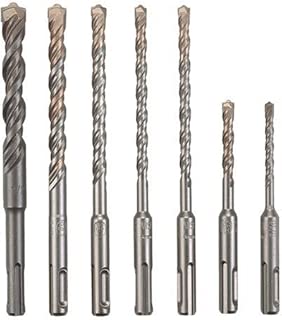 Bosch 7 Piece Carbide-Tipped SDS-plus Rotary Hammer Drill Bit Set with Storage Case HCK001 - coolthings.us