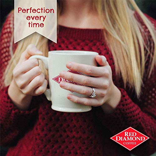 Red Diamond Ground Coffee | Ultra Blend | Medium Roast | 100% Premium Arabica Beans | Strong & Full-Bodied Flavor | 11 Ounce Resealable Bag #TOP6