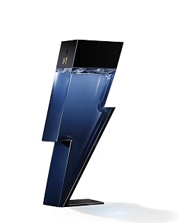 Carolina Herrera Bad Boy Cobalt Eau de Parfum Electrique Spray | Aromatic Woody Fruity Cologne for Men with Pink Pepper, Lavender, Geranium & Vetiver - Designer Men's Perfume