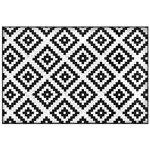 ISAKEN Tappeto da Interni ed Esterni, Reversibile