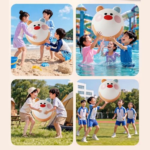 Globo de playa inflable de 28 cm resistente para juegos de agua 4