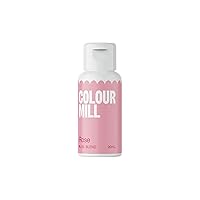 Vista 1 de Colour Mill Colorante para alimentos a base de aceite, 0.68 onzas líquidas (20 ml), rojo rosado