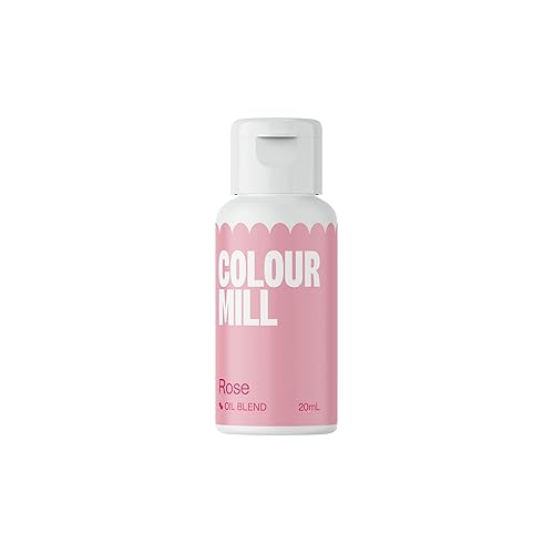 Colour Mill Colorante para alimentos a base de aceite, 0.68 onzas líquidas (20 ml), rojo rosado