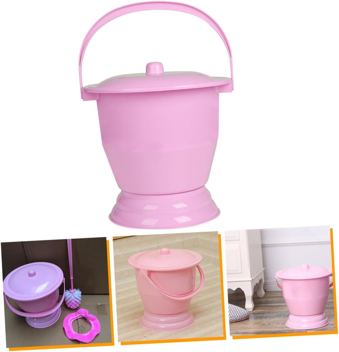 Cabilock Portable Boys and Girls Potty Lid Unisex Urinal Bottle for Travel - Girl's Urinal Training Pot