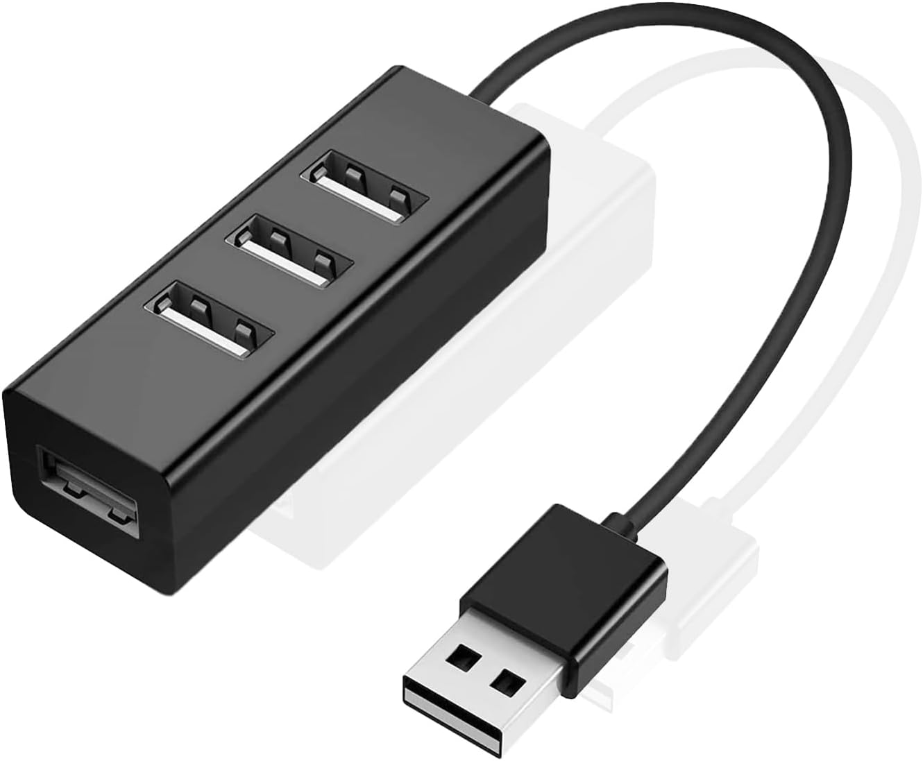 Amazon | 【2024新登場】[ALLVD] 超小型 USBハブ 4ポート USB2.0コンボハブ バスパワー ポート拡張 usbハブ ...