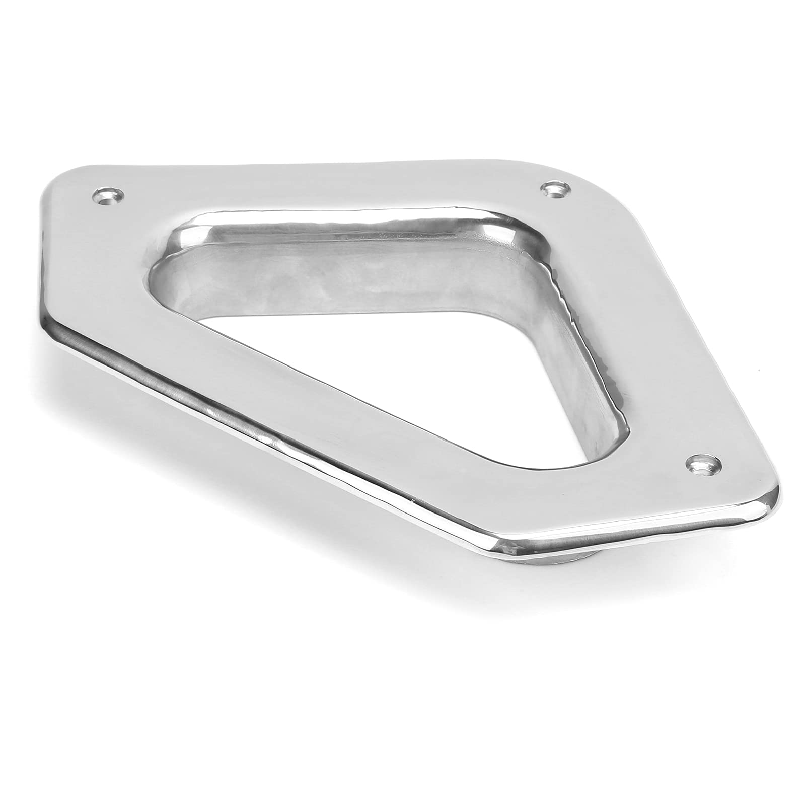 Foro per passacavo per Nave in Acciaio Inossidabile per Yacht, Accessorio Hardware per passacavo Marino, Foro di ormeggio Triangolare con Copertura Lucida, Hawse Anti-Barca per