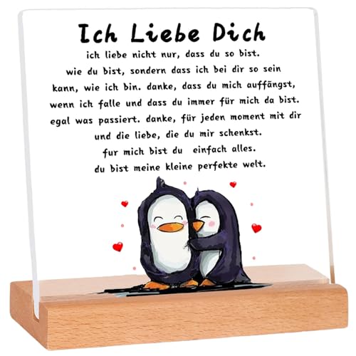 Pingouin « Ich liebe Dich Mon », cadeau d'anniversaire pingouin pour lui et elle - Cadeau pour femme et homme - Cadeau d'amour pingouin - Cadeau d'anniversaire de mariage pour hommes et femmes Pingouin « Ich liebe Dich Mon », cadeau d'anniversaire pingouin pour lui et elle - Cadeau pour femme et homme - Cadeau d'amour pingouin - Cadeau d'anniversaire de mariage pour hommes et femmes
