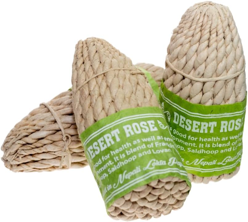 Tibetan Rope Incense 1 Scent Bundle Promotes Wellness and Peacefulness Through Purifying Scents. Frankincense Rope Incense Bundle (Frankincense)