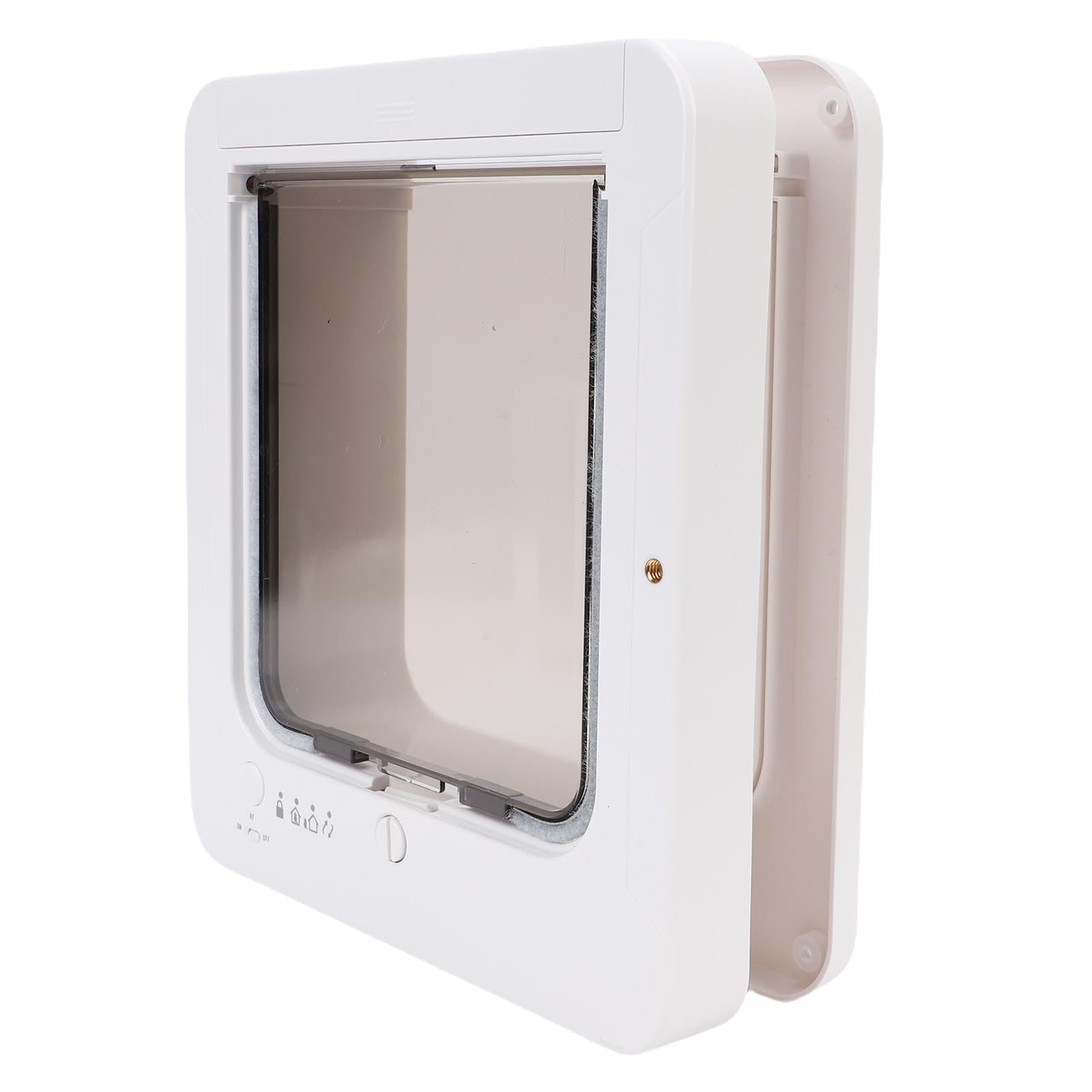 Puerta Inteligente para Gatos, Solapa Automática para Mascotas Activada por Microchip con Tecnología de Detección Avanzada, Fácil Instalación para Uso en Interiores y Exteriores