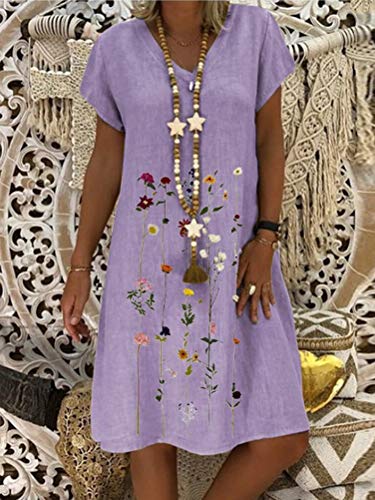 Minetom Donna Estivo Vestito da Spiaggia Casuale