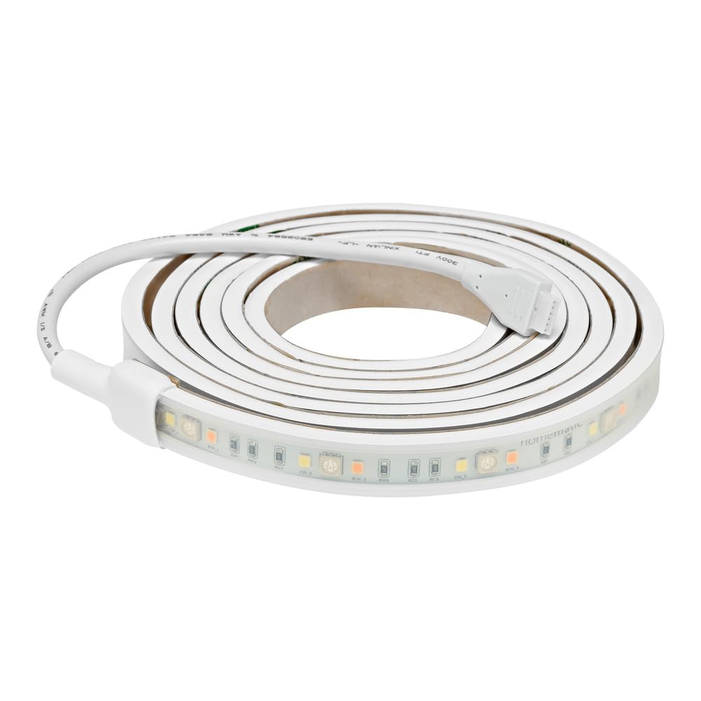 Homematic IP Smart Home Lightstrip Set 2 m, illuminazione indiretta, controllo tramite app, Google Assistant e Alexa