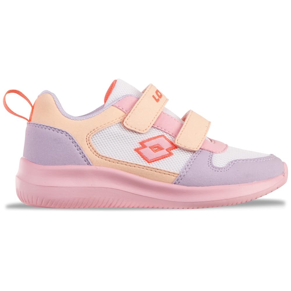 LOTTO Unisex Kid's Convince Vl Mf K Sneaker, Lilac Rose, 8.5 UK Child