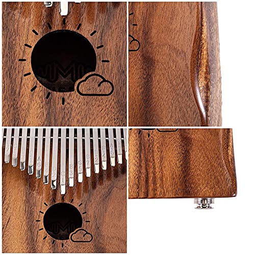 WYZQ 17 clés Kalimba Pouce Piano Cheval Doigt Piano Instrument Portable Doigt Piano Cadeaux pour Les Débutants - Les Beatles, Paul McCartney, John Lennon, RIngo Starr, George Harrison WYZQ 17 clés Kalimba Pouce Piano Cheval Doigt Piano Instrument Portable Doigt Piano Cadeaux pour Les Débutants – Image 3