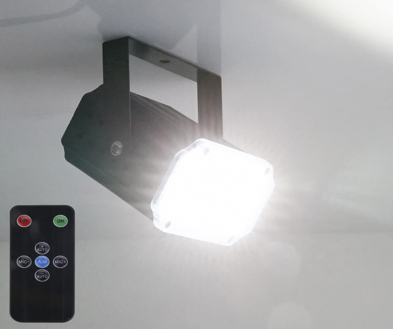 Strobe Light,Stage Light Flash 36 LED Strobe Lights,Ultra Bright Wedding DJ Lights Disco Lighting KTV Bars Lights,with Sound Activated and Speed Control for Party (White)