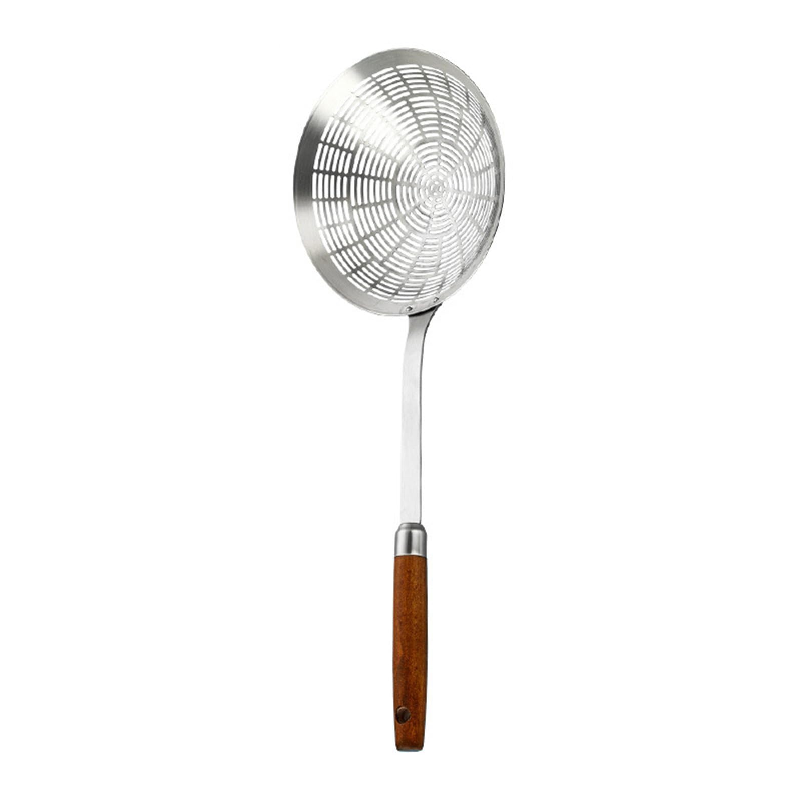 TFAOYS Food Grade Slotted Spoon for Draining and Frying Practical Wire Strainer Skimmer with Comfortable Handle Kitchen Tool Food Grade Spoon