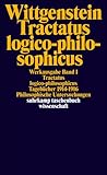 Werkausgabe, Band 1: Tractatus logico-philosophicus / Tagebücher 1914-1916 / Philosophische Untersuchungen - Ludwig Wittgenstein