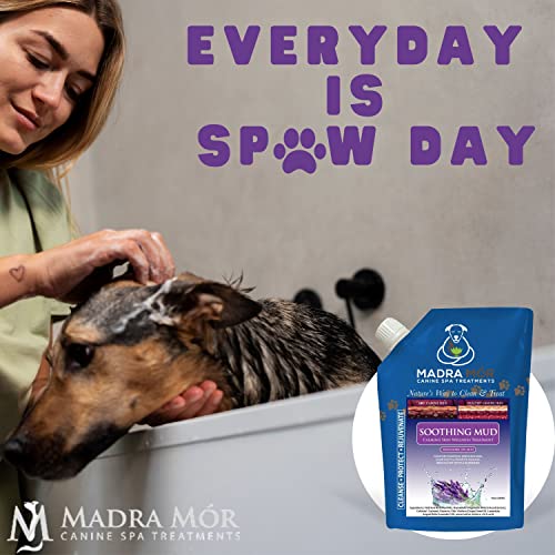 Image of Worldwide Nutrition Bundle: Madra Mor Soothing Mud - Dog Essentials Mud Bath, Dog Grooming, Dry Skin for Dogs Treatment, Dog Coat Skin Care Products - 10oz Pouch & Multi-Purpose Key Chain