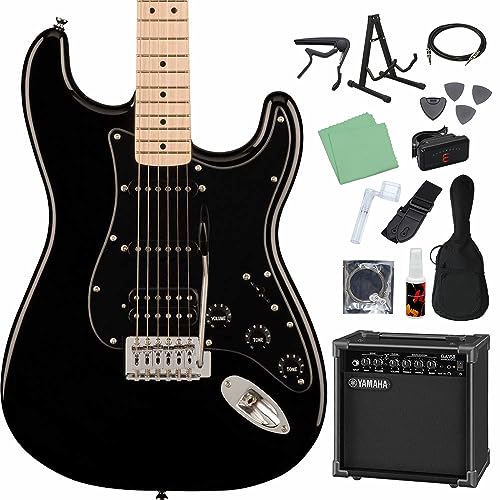 Amazon | Squier by Fender SONIC STRATOCASTER HSS Black エレキ