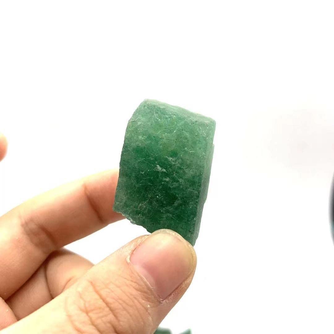 Cristal de fraise verte brute AMUCK de 200g pour la decoration naturelle de maison