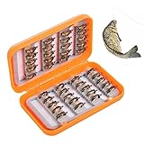 『【Forma de simulación】 Nuestras For Fly combinan con insectos reales en el agua local y están tejidas con materiales seleccionados para una apariencia más natural. El patrón correcto es importante.