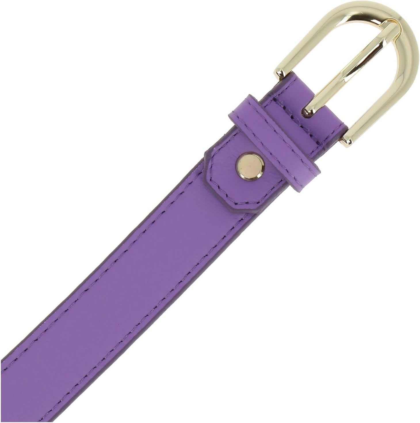 FASHIONGEN - Women genuine Italian leather belt LUNA, Made in France